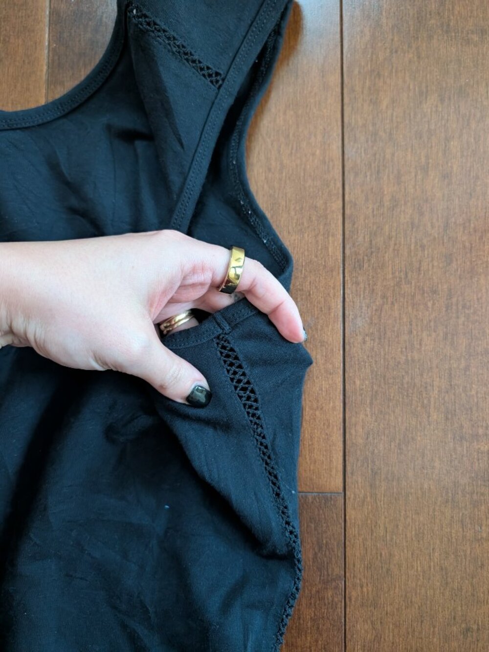 90s NET DETAIL VINTAGE TANK TOP - Picture 2 of 5